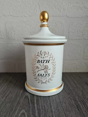 Buy Vintage Wade Ceramic Lidded Bathroom Bath Salts Jar For National Trust 1974 • 10£