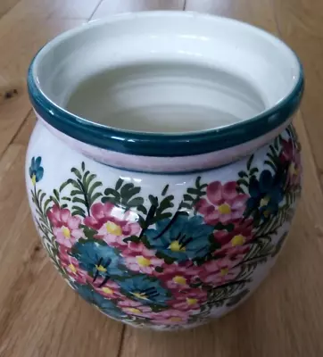 Buy Vintage Aris Rodos (Rhodes) Greek Pottery Hand Painted Vase Planter Floral • 7.50£