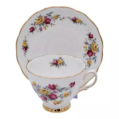 Buy Colclough Floral Bone China Teacup Tea Cup And Saucer Set Pattern 8231 Vintage • 7.99£