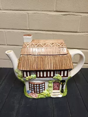Buy Vintage  Old Damosity Shoppe  Cottage Style Teapot • 15£