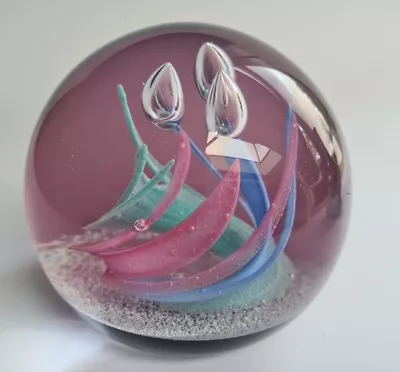 Buy Caithness Ltd Edition Glass Paperweight,  Ring O' Roses,  Margot Thomson 291/750 • 35£