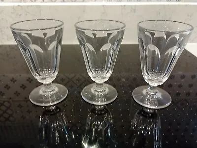 Buy Victorian 19thC? Ale Champagne Liqueur Glasses Set  OF Three Matching • 18.99£