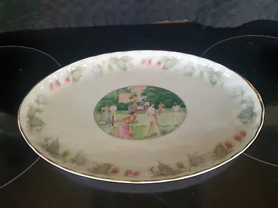 Buy Vintage Royal Doulton Minton Wimbledon Collection On The Lawn Oval Dish 8.5in  • 6.99£