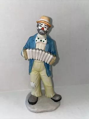 Buy Emmett Kelly Jr. Collection Figurine Clown Concertina Flambro Ltd. Edition 1984 • 24.13£
