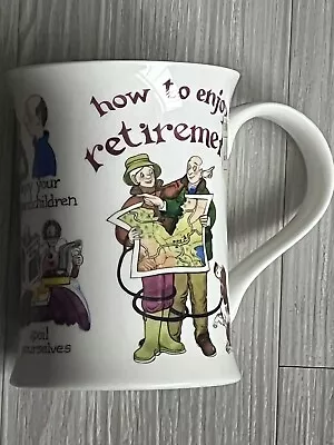 Buy Dunoon How To Enjoy Retirement Bone China Mug New With Label  Cherry Denman • 10.99£