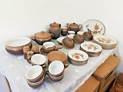 Buy Vintage Denby Cotswold Complete Dinner Set Stoneware Never Used Everything Shown • 250£