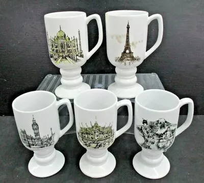 Buy Set Of 5 Kayson's Continental Cups Fine Ironstone China Irish Style Vintage Mugs • 8.87£