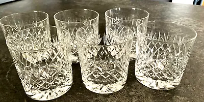 Buy Thomas Webb Crystal Set Of Six Hand Cut Whiskey Glasses • 75£