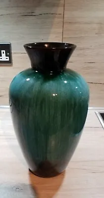 Buy Large Canadian Blue Mountain Pottery Drip Glaze Vase • 34.50£