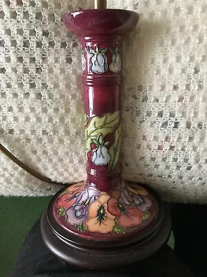 Buy Moorcroft Table Lamp With Original Shade & Price Label. • 85£