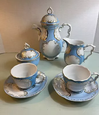 Buy Dreamy Teapot Sugar & Creamer Tea Set Cups & Saucers Replica Of James Sadler Set • 38.35£