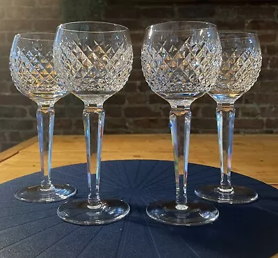 Buy Waterford Crystal White Wine Hock Glasses From Alana Range. Irish. • 80£