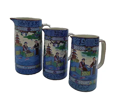 Buy Old Foley Trio Of Jugs Japanese Style  J Kent Graduated • 100£