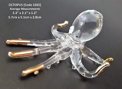 Buy BEAUTIFUL Glass OCTOPUS Glass SQUID Glass Animals Ornaments Glass Figurine Gifts • 6.18£