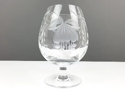Buy Royal Brierley Crystal “HONEYSUCKLE” Brandy Glass – 13 Cm (5.1″) Tall • 15.99£