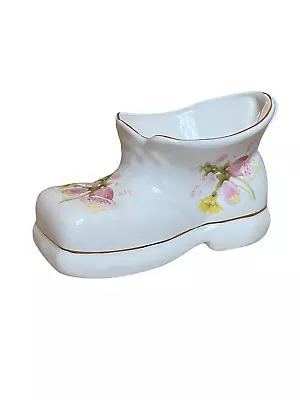 Buy Beaufort China Boot Shaped Floral Planter Plant Pot Vase Ornament • 14.99£