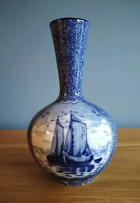 Buy Vintage Blue & White Ceramic Vase Delft?  • 10£