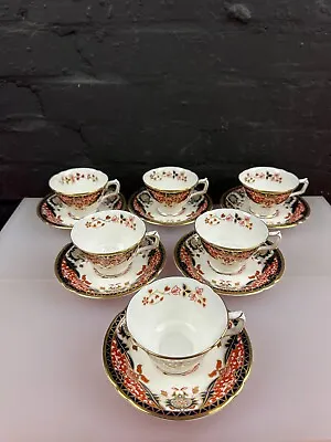 Buy 6 X Royal Crown Derby Japan Kings Pattern Tea Cups And Saucers Set New • 299.99£