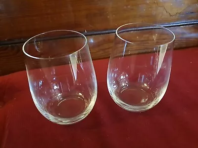 Buy 2x Dartington Crystal Stemless Wine Tumbler /Glasses Pair • 9.99£