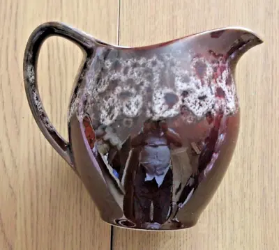 Buy Kernewek Pottery Cornwall. Brown Jug In Honeycomb Glaze • 2.50£