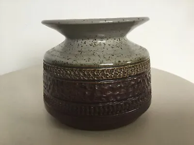 Buy Vintage Purbeck Stoneware Studio Pottery Vase Textured Finish • 30£