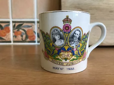 Buy BCM Nelson Ware Commemorative Silver Jubilee Mug King George V & Queen Mary 1935 • 15£