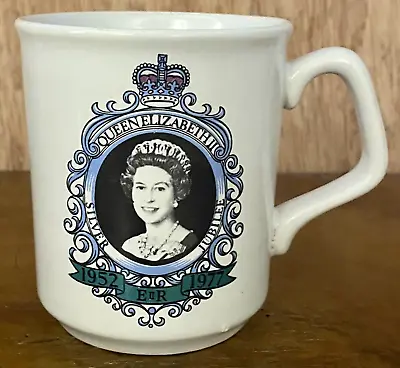 Buy Vintage TAMS WARE Pottery MUG Commemorating Late QUEEN's SILVER JUBILEE 1977 • 3.50£