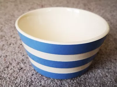 Buy T.G. Green Blue Cornishware Oatmeal Bowl 1980s Backstamp • 4£