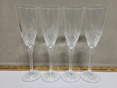 Buy Royal Doulton EARLSWOOD Crystal Wine Glasses Goblets 8  Set Of 4 Used Beautiful  • 47.20£