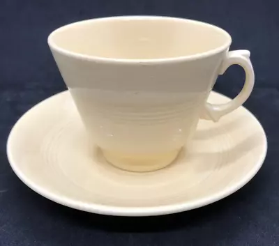 Buy Vintage 1950's Woods Ware Jasmine England Yellow Tea Cup & Saucer • 12.99£