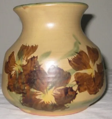 Buy Vintage Bennett Welsh Pacific Stoneware Pottery Vase Handpainted 1971 • 15.17£