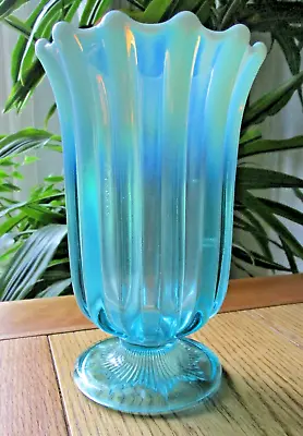 Buy Antique Victorian Davidson Blue Pearline Vase Rd 130 643  Brideshead  Design • 69.99£