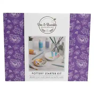Buy Bee & Bumble Pottery Starter Kit - Pastel, Pastel, Single Craft Set • 23.99£