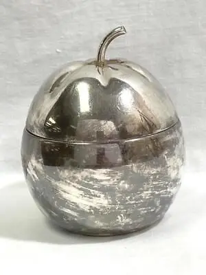 Buy Vintage William Adams EPNS Apple Shaped Jam Jelly Dish Jar Bowl Lid 4961 • 11.88£