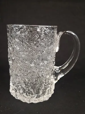 Buy Vintage Whitefriars Glass Crystal Tankard Beer Mug Geoffrey Baxter Bark Retro #d • 24.99£