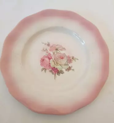Buy ..BLAKENEY England Pottery, Ceramic Decorative Plate, Central Rose Design • 4£