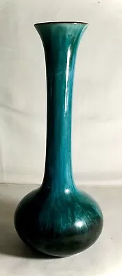 Buy Blue Mountain Pottery 10 3/4  Long Neck Trumpet Vase • 25.81£