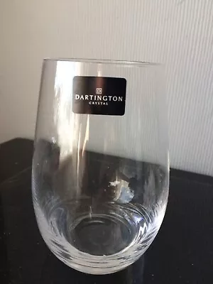 Buy Dartington Crystal Whisky Glass Clear Tumbler Stemless Drinks Glassware 450ml • 10£