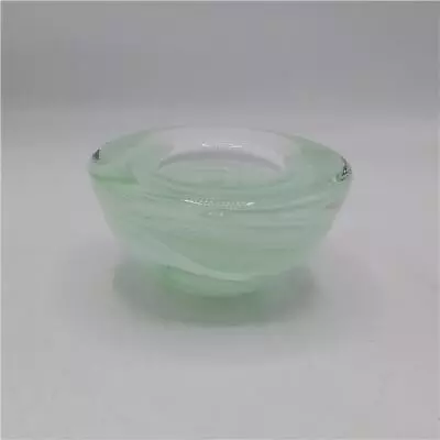 Buy Kosta Boda Swirl Art Glass Bowl / Votive Candle Holder • 18£