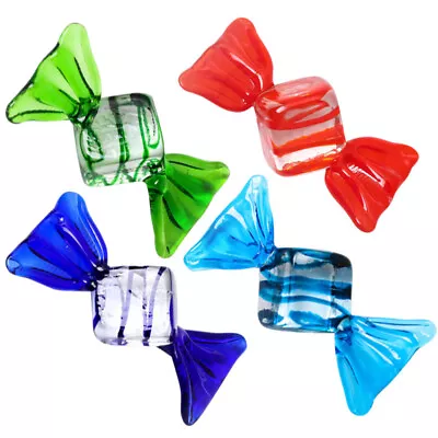 Buy  4 Pcs Colored Candies Stained Glass Candy Ornaments Wedding • 9.69£