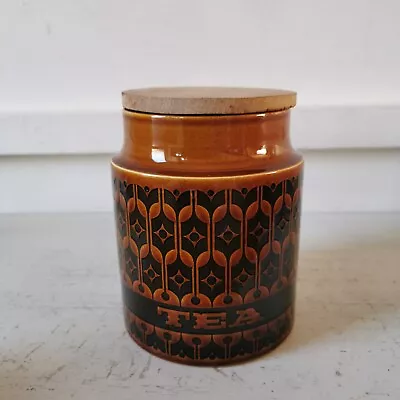 Buy Hornsea Heirloom Tea Storage Jar, MCM UK Retro Pottery, Vintage 1970s Kitchen • 17.99£