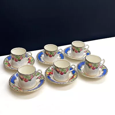 Buy Antique Booths Silicon China Orchard Pattern Coffee Cup & Saucer Plate Set • 31.99£