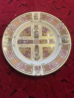 Buy Rare Spode The St. Gall Plate England Bone China Religious Angel Heaven Artwork • 20£