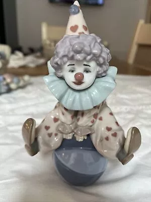 Buy Lladro  Having A Ball  Clown Figurine 5813 • 45£
