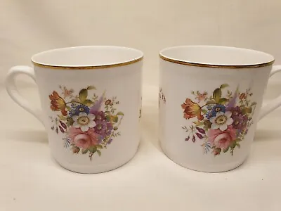 Buy Set Of 2 Vintage Hammersley (Royal Worcester/Spode) Bone China Tea Coffee Mugs • 8£