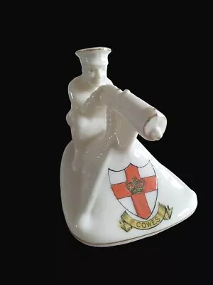 Buy Arcadian Crested China Tommy & His Machine Gun - Arms Of Cowes IOW • 49.95£