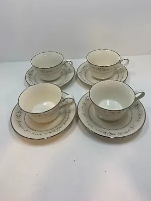 Buy Noritake China Heather 7548 Set Of 4 Cup And Saucers • 28.94£