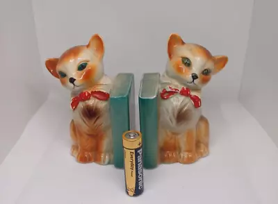 Buy Cats Kittens Book Ends Keele Street Pottery Ceramic Vintage • 15.99£