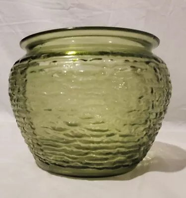 Buy National Pottery Company Cleveland Ohio Glass Division Beehive Green Glass Vase  • 8.62£