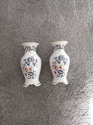Buy A Pair Of Small  Royal Winton Vases. 15cm High. Made On Staffordshire. • 2.99£